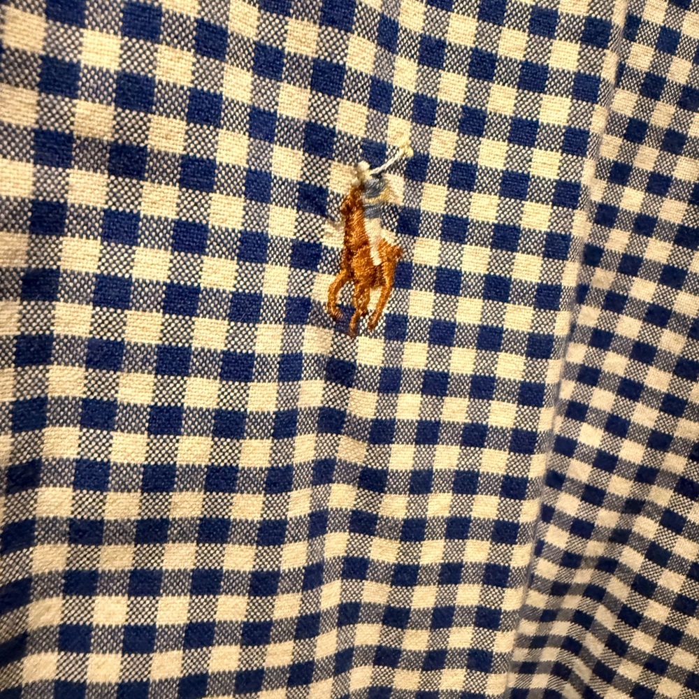 Ralph Lauren Gingham Oxford Shirt - Picture 2 of 4